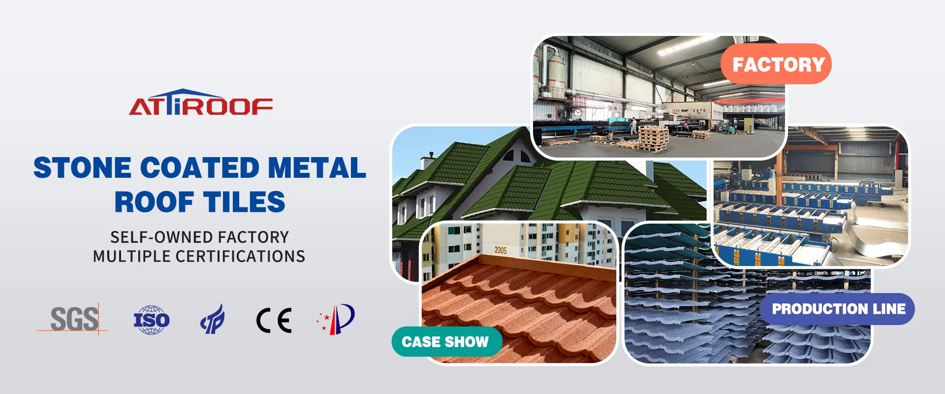 stone coated metal roofing tile