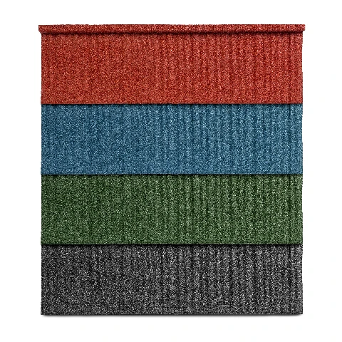 Wood Style Stone Coated Metal Roof Tiles