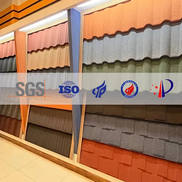 Stone Coated Metal Roof Tiles