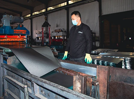 Stone Coated Metal Roof Tiles Production Process