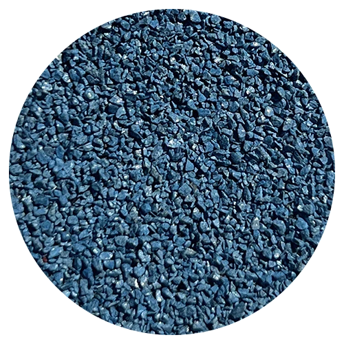 Classic Seven Wave Stone Coated Metal Roof Tile Color Card - Blue