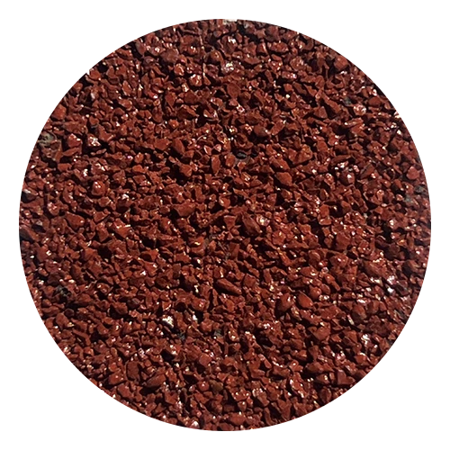 Classic Seven Wave Stone Coated Metal Roof Tile Color Card - Red