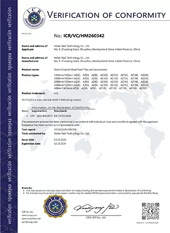 CE certificate