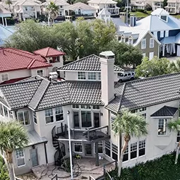 Project case of stone-coated metal roof tiles