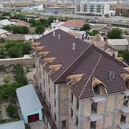 Project case of stone-coated metal roof tiles