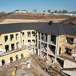 Project case of stone-coated metal roof tiles