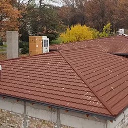 Project case of stone-coated metal roof tiles