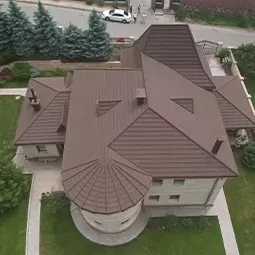 Project case of stone-coated metal roof tiles